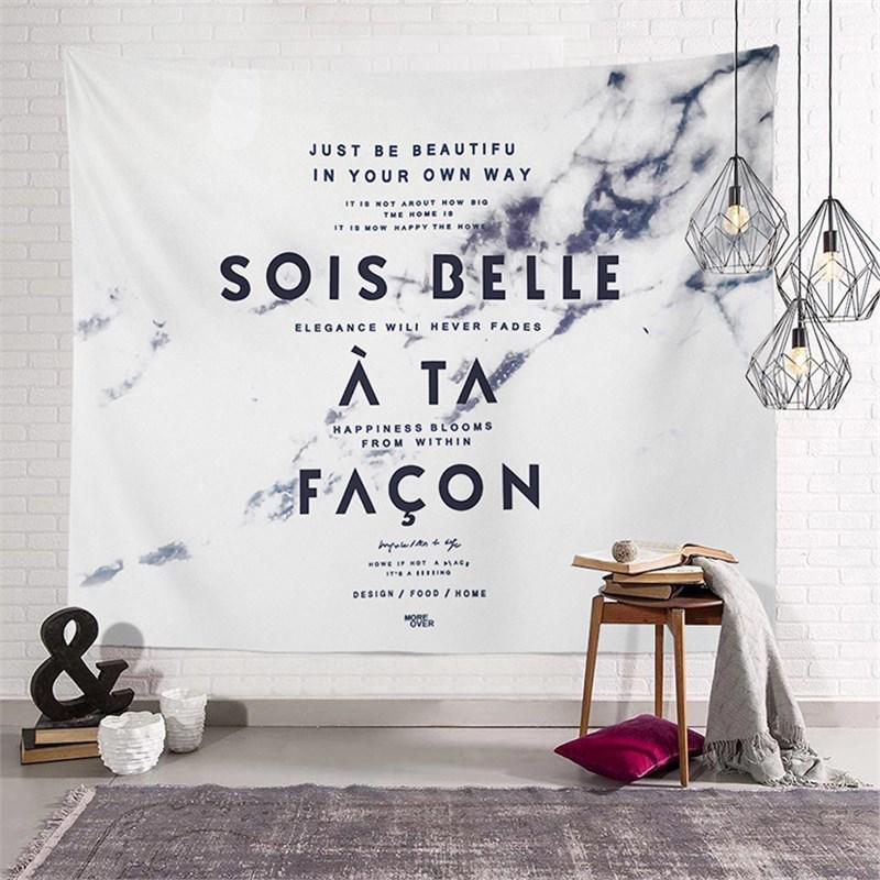 Flamingo Decorative Tapestry: Summer Series Landscape Wall Hanging