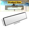 300MM Wide Interior Convex Clip On Rear View Clear Mirror Universal