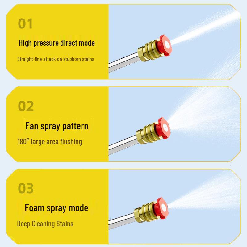 Lithium Battery High Pressure Car Wash Water Gun