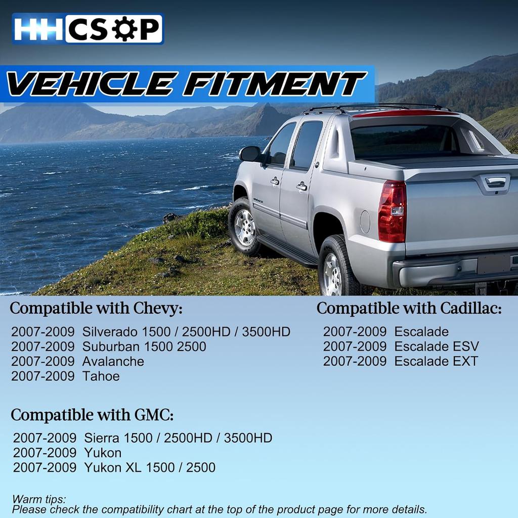 Rear Right Passenger Side Door Lock Latch Actuator Motor Replacement for 2007 2008 2009 Chevy Silverado Suburban Tahoe Avalanche GMC Sierra Yukon XL