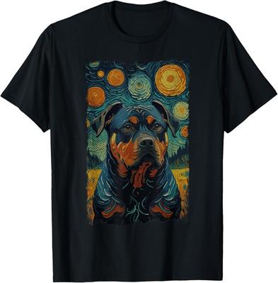 Merchandising Vintage Rottweiler Maglietta Rottweiler Distressed Regalo T-Shirt Unisex