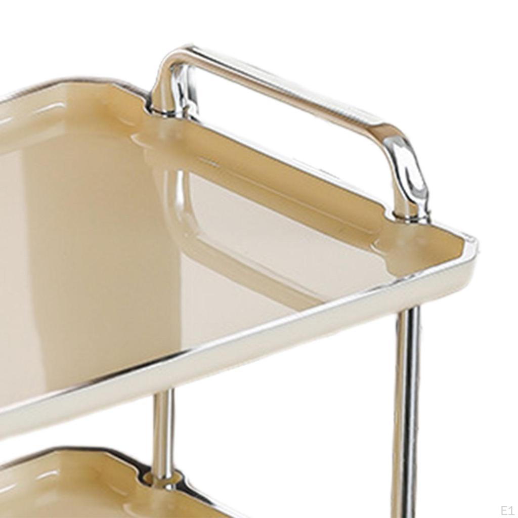 Bathroom Organizer Fruit Cakes Stand 2 Tiers Buffet Snacks Serving Trays Coffee Table Stands for