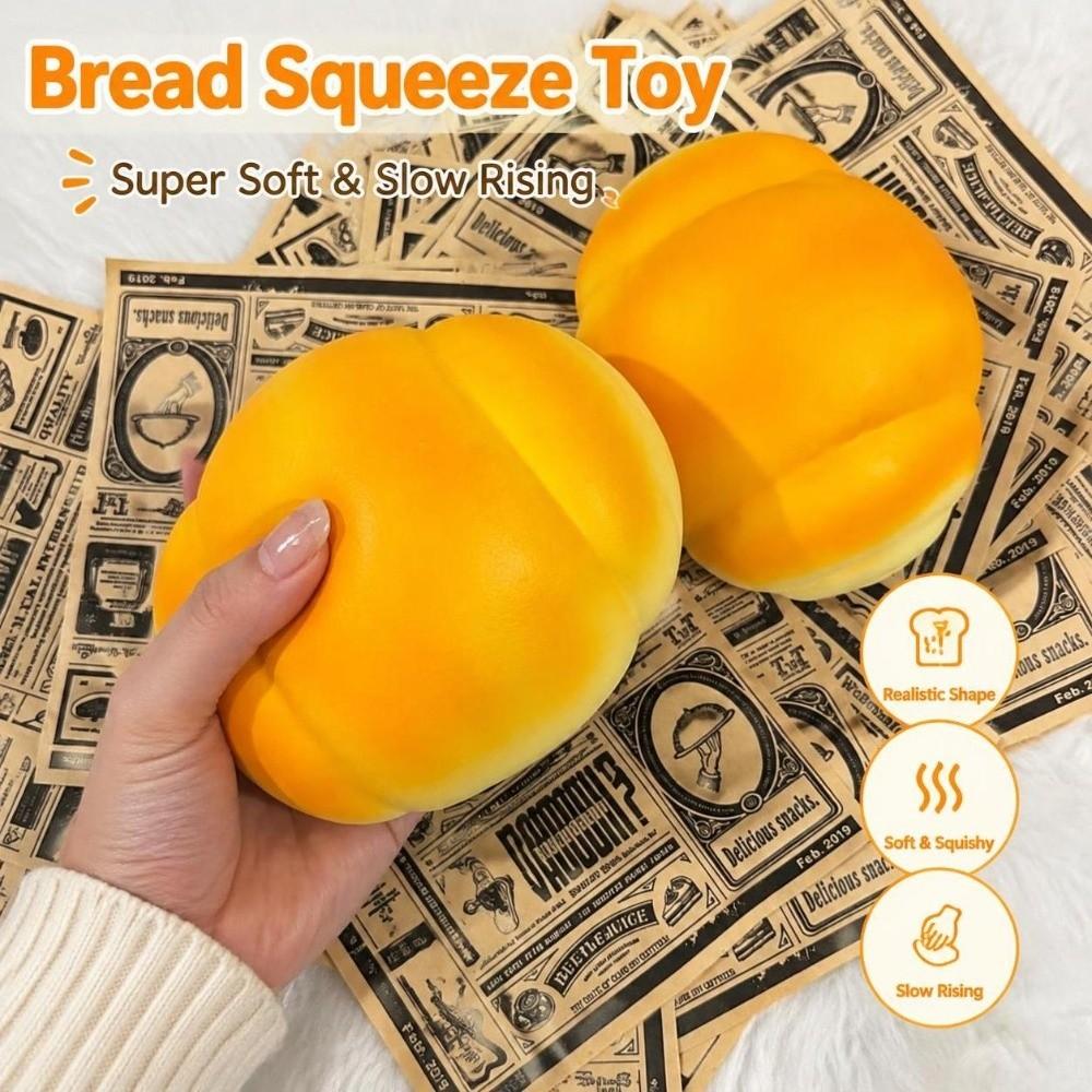 Slow Rising Bread Fidgets Toys Hand Relax Slow Rebound Toy Bread Squeeze Toy  Birthday Gift