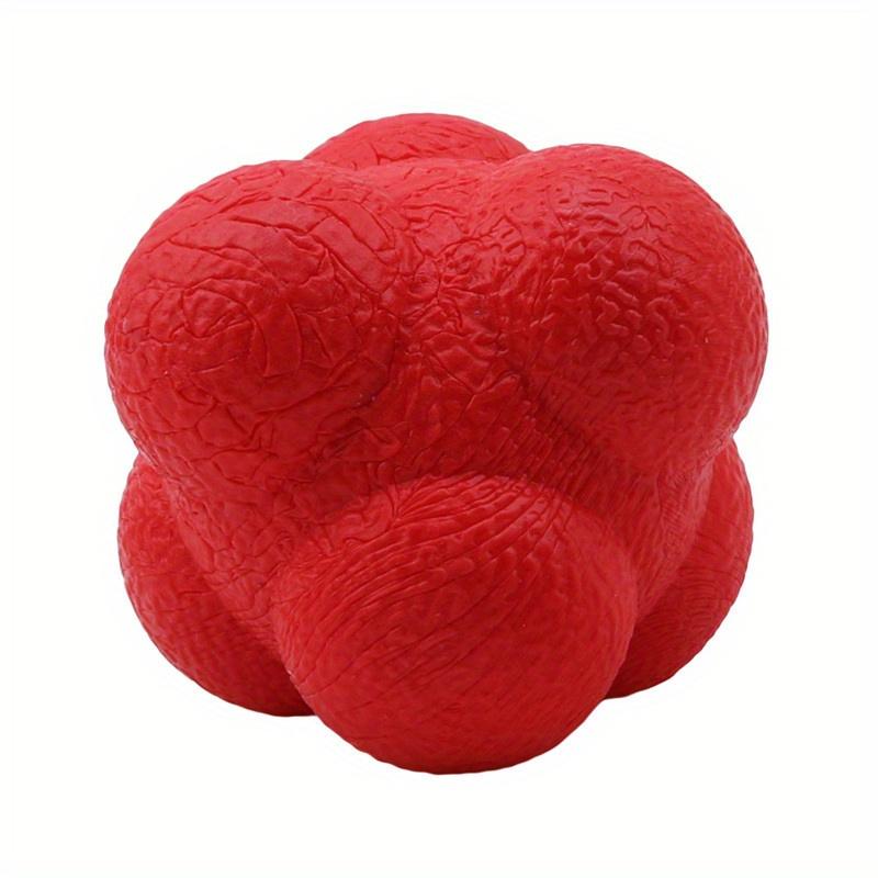1pc Hexagonal Reaction Ball Silicone Agility Coordination Reflex Exercise Sports Fitness Training Ball