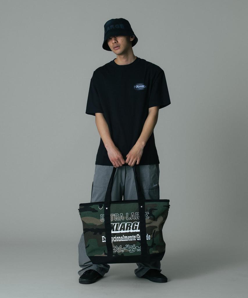 Multi Logo Tote Bag 101262053003 CAMO ONE SIZE [XLARGE]