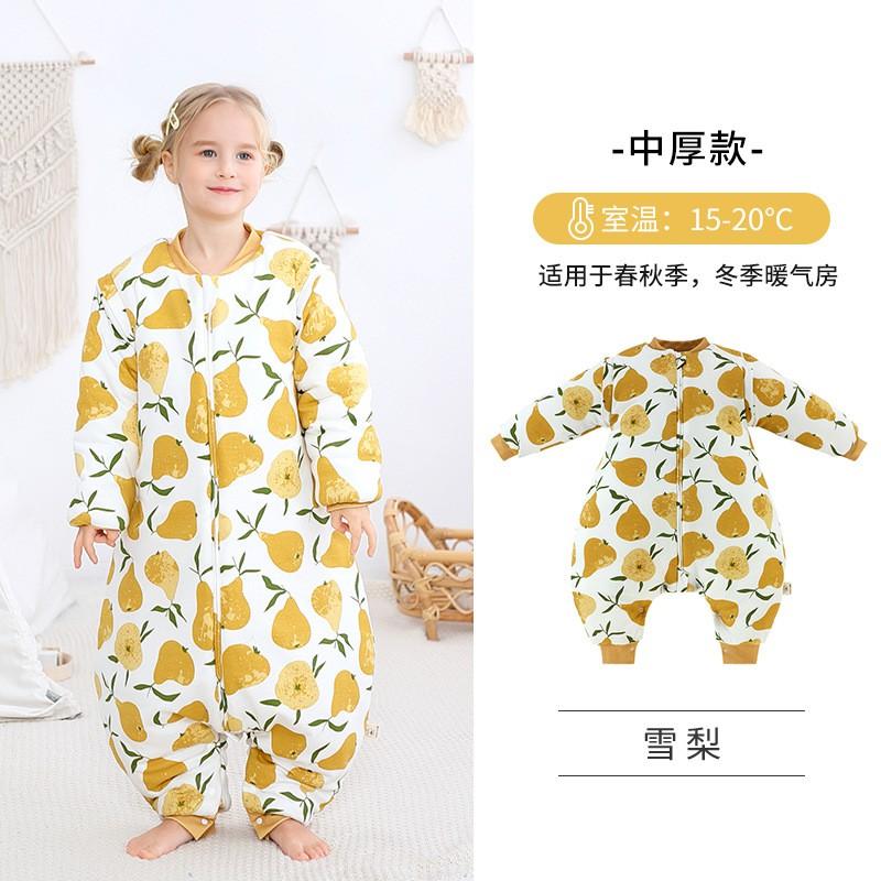 Kids Sleep Bag Baby Winter Thick Thin Cotton Sleeveless Sleeping Sack Toddler Infant