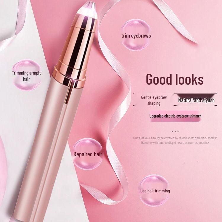 Rechargeable Electric Eyebrow Razor and Lipstick Hair Remover for Girls