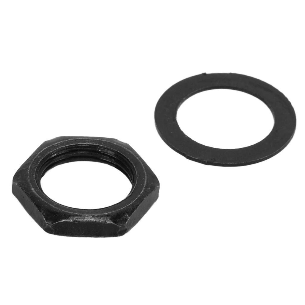G3Celsius8 Female Thread Nuts Metal Washer Kit Instrument Fasteners for Electric Guitar Bass