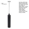 Handheld Milk Frother Electric Foam Maker Rechargeable Stainless Steel Whisk Drink Mixer Versatile Mixing Tool for Lattes Cappuccino Matcha