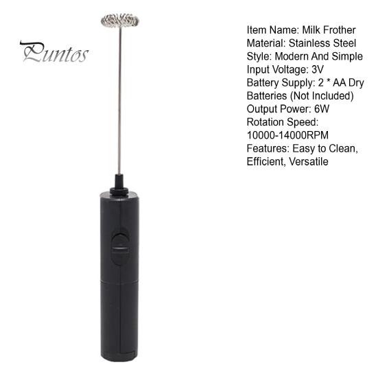 Handheld Milk Frother Electric Foam Maker Rechargeable Stainless Steel Whisk Drink Mixer Versatile Mixing Tool for Lattes Cappuccino Matcha