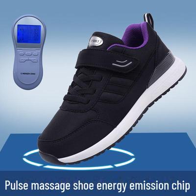 Herbst Puls Warme Rutschfeste Massage Schuhe für Ältere Terahertz Therapie Walking Sneaker