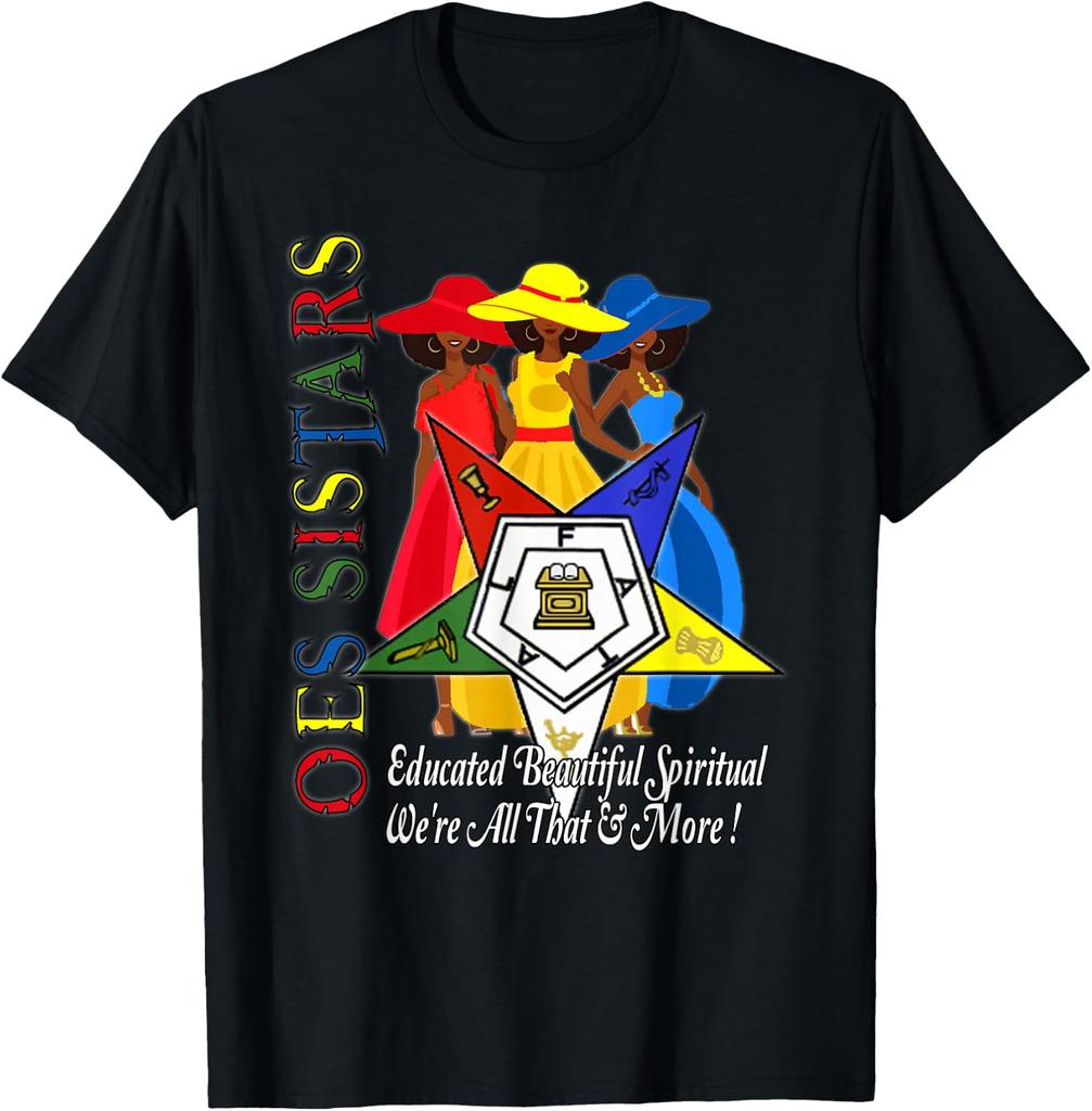 Order of The Eastern Star OES Ring Diva Sistar of Color T-Shirt