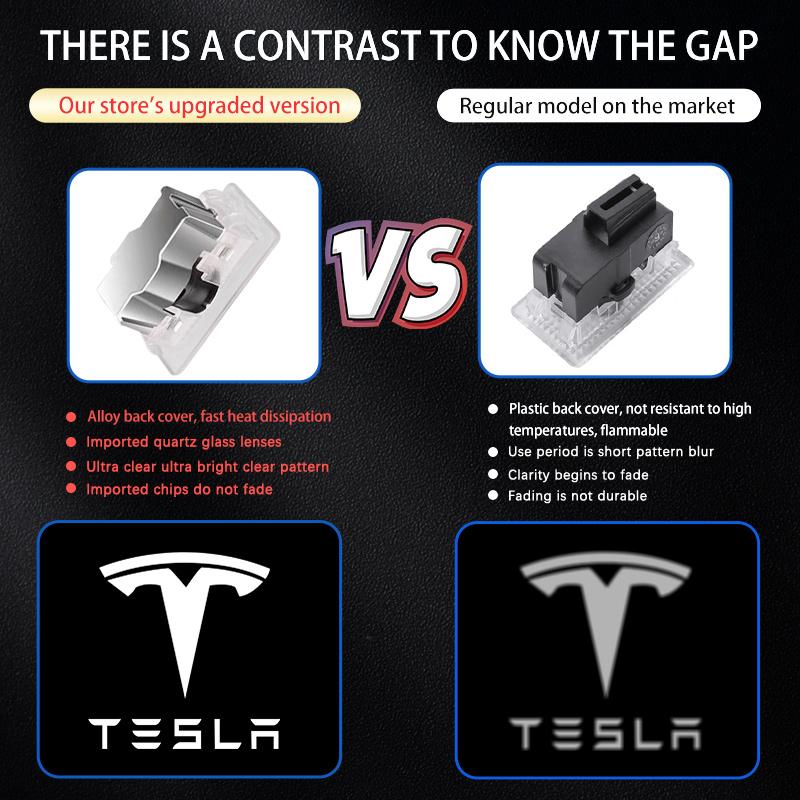 LED Car Door Interior Light Bulbs Decoration Lamp Auto Accessories For Tesla Model 3 Model Y Model S Model X