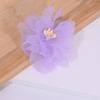 10Pcs Colorful Organza Artificial Flower Appliques  for Wedding Dress Hats Decoration
