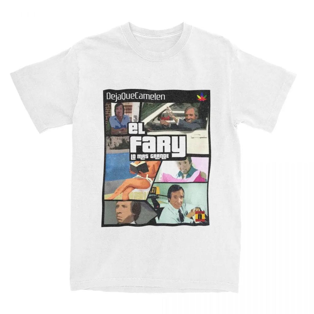 Streetwear T Shirt El Fary T Shirts spanish Leisure Tshirt for Adult Beach Y2K Basic Casual Short Sleeve Clothes