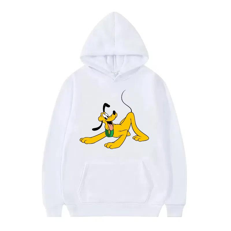 Disney Mickey Mouse Pattern Woman Streetwear Loose Grey Winter Tops Clothes Pullovers Ladies Cheap 90s Hoodies Men Sweatshirts