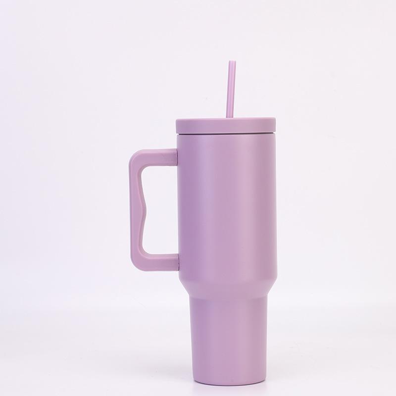 Third Gen 40oz Handle Thermos Cup, 304 Stainless Steel, Large Capacity for Vehicles, Ice Cooler Cup.