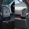 2pcs/set Dashboard Air Conditioning Vent Cover Trim for Ford F150 2015 2016 2017 2018 2019 2020 Interior Accessories (Carbon Fiber)