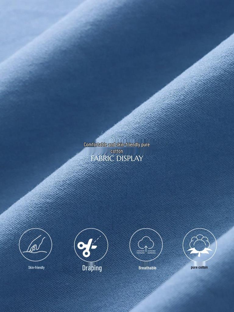 Sinan Early Spring Cartoon Puppy Embroidery Loose Cotton Long Sleeve Shirt