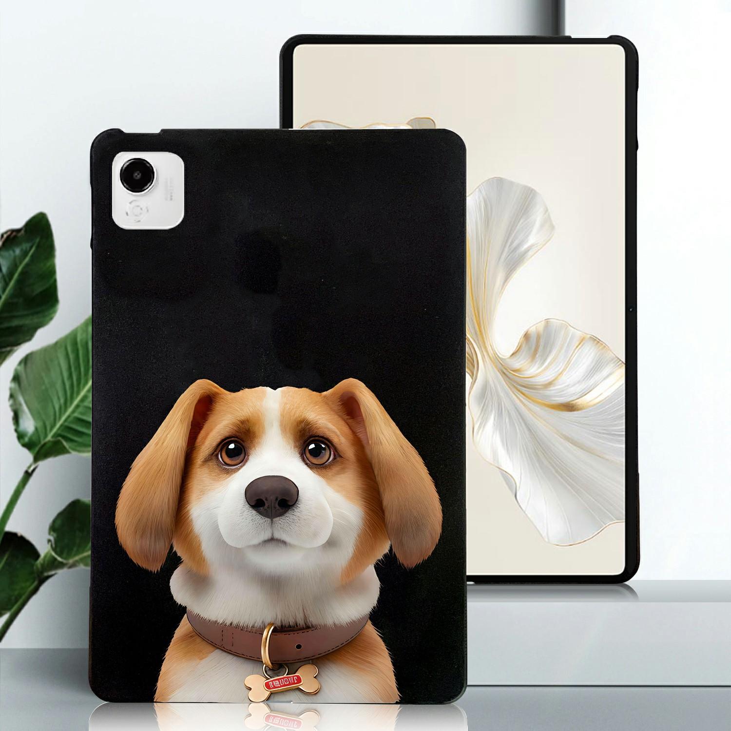 

For Honor Pad X9a Case Pattern Printing Slim TPU Tablet Protective Cover Little Tiger