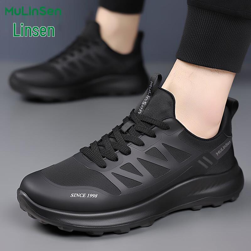 MULINSEN Men s Breathable Mesh Outdoor Sport Shoes 40