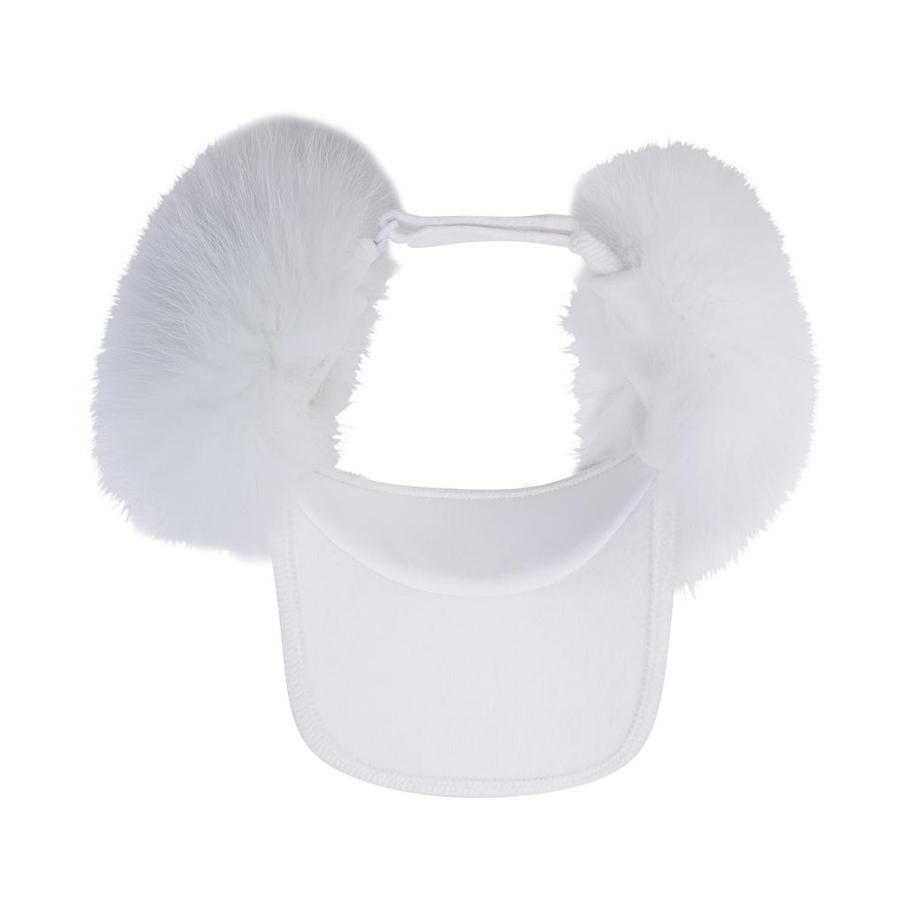 ANEW GOLF (W) Real Fur Snow Winter Visor_Ow