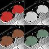 AJW1 High Quality Suede Car Coaster Water Cup Seat Cushion  Anti Slip Pad For Ford Ka 2022 2021 2020 2019 2018 2017 2016 2015 2014