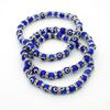 Wishing Elastic Rope Chain Bracelet Blue Evil Eyes Round Glass Beads Bracelet  Unique Couple Bracelets for Women