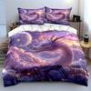 Fantasy Dragon Art Decor Set Soft Comfortable Duvet Cover Bedding Set Included 1*Duvet Cover & 2*Pillowcases, Gift