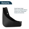 TUCKBOLD Mud Flaps Splash Guards with Mounting Accessories for Skoda Fabia 2015-2019, Front and Rear, 1 Set