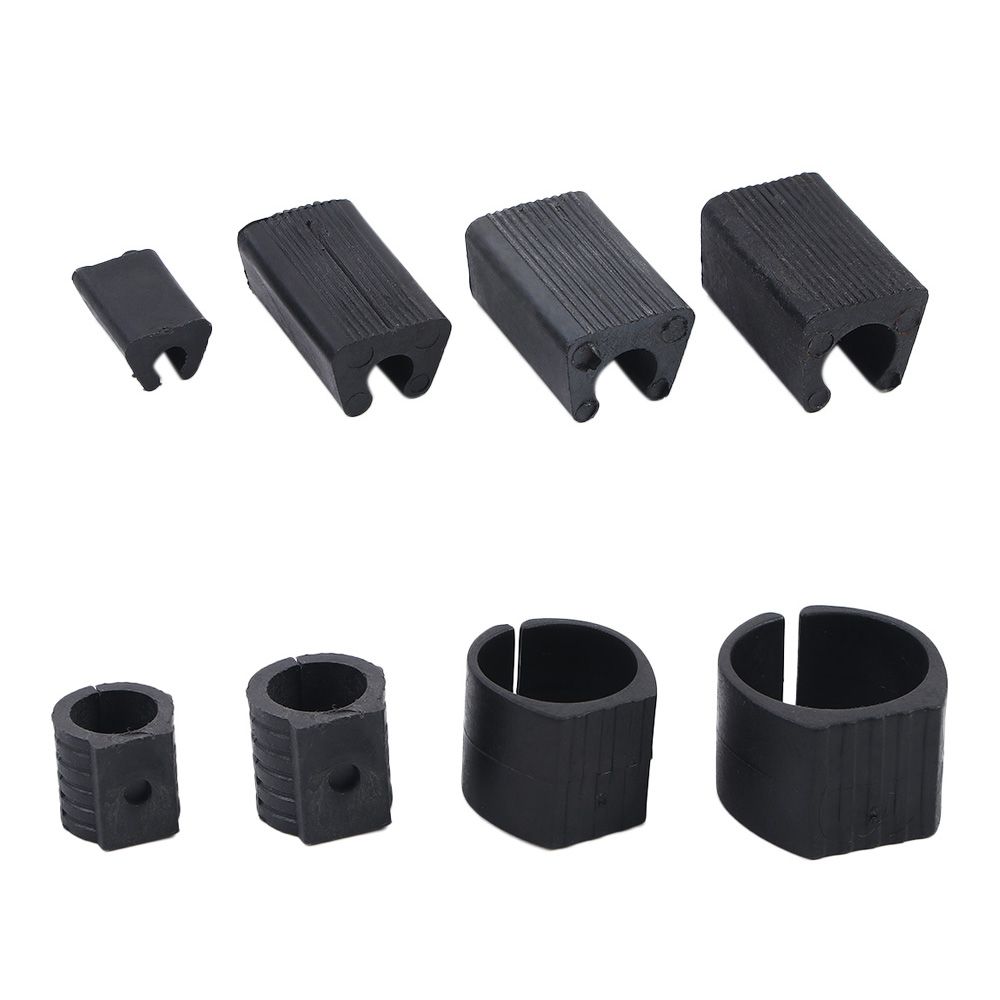 Durable 10pcs Floor Glides Floor Protector Anti-Front Tubing Caps Stool Pipe Clamp Tube Rear Pad Chair Leg Pad Damper