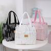 Fashion Embroidery Thread Commuter Handbag Large Capacity Simple Women Tote Bag Foreign Style Casual Personality Shoulder Armpit Bag