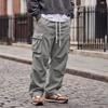 Herren Cargohose mit geradem Bein, Mehrere Taschen, Lockerer Schnitt, Atmungsaktiv, Lässige Lange Hose