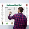 36x24 Inch Fun Interactive Activity Giant Thanksgiving Activity Poste a large Christmas word search puzzle decoration containing
