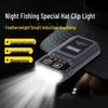 Foldable Induction Hat Clip Light for Night Fishing - Ultra-Long Battery Life, Strong Head-Mounted Beam
