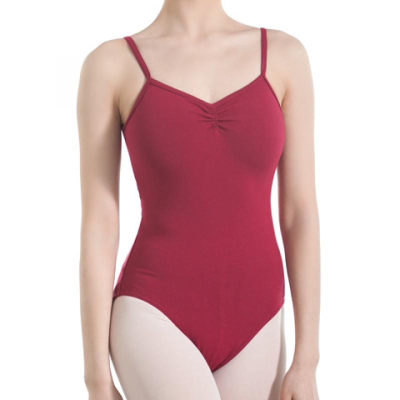 Womens Ballet Leotard With Spaghetti Straps Stretch Dancewear Adult Practice Performance