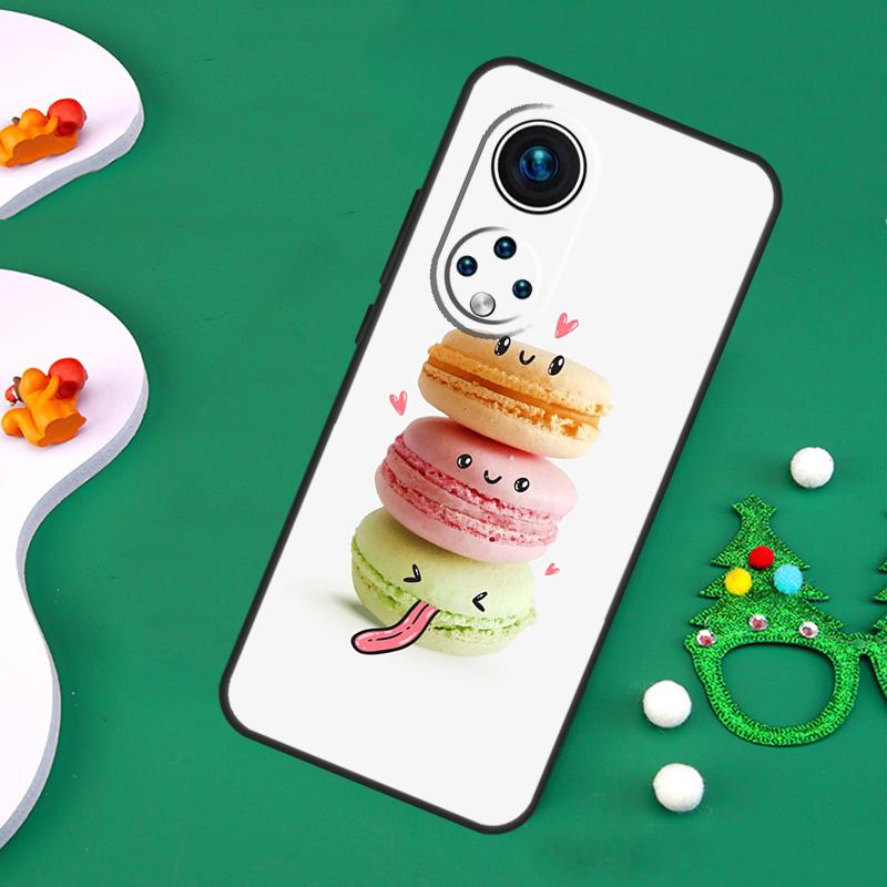 Macarons Cake Dessert Cute Case For Honor Magic 7 Pro 6 5 50 70 90 200 Lite X9b X9a X8a X8b X7a X6a X8 X9 X9c Cover