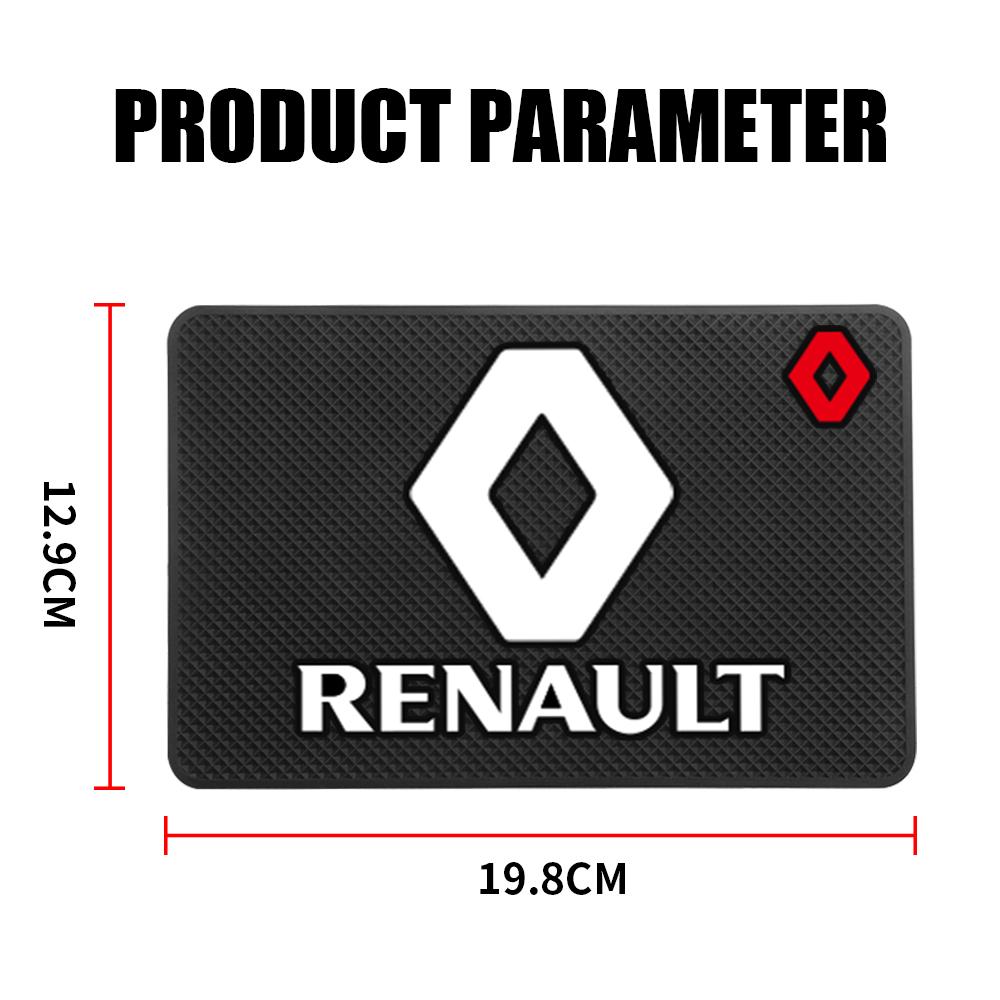 Car Dashboard Anti-slip Mat Cell Phone Non Slip Silicone Pad for Renault Kwid Clio Megane DACIA Fluence Loguna Duster Logan ZOEU