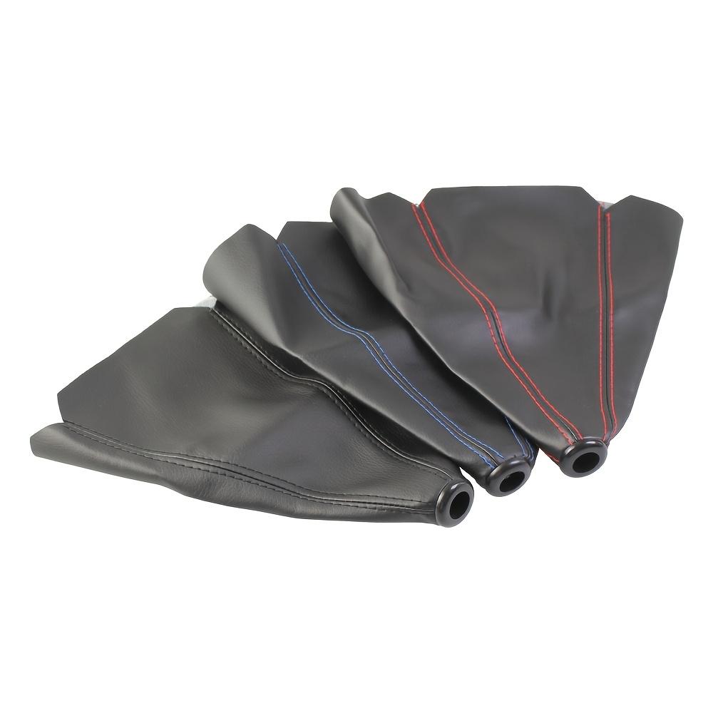 Universal Car Gear Shift Boot Cover,PU Leather Manual Transmission Shift Lever Dust Protector,Waterproof Wear Resistant