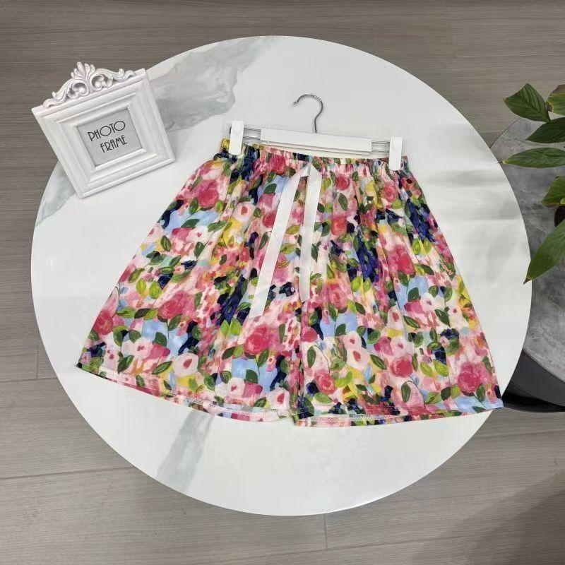 Spring Summer Women's Cotton Rayon Ankle-Length Lounge Pants - Soft Homewear for Outdoor Wear - Plus Size