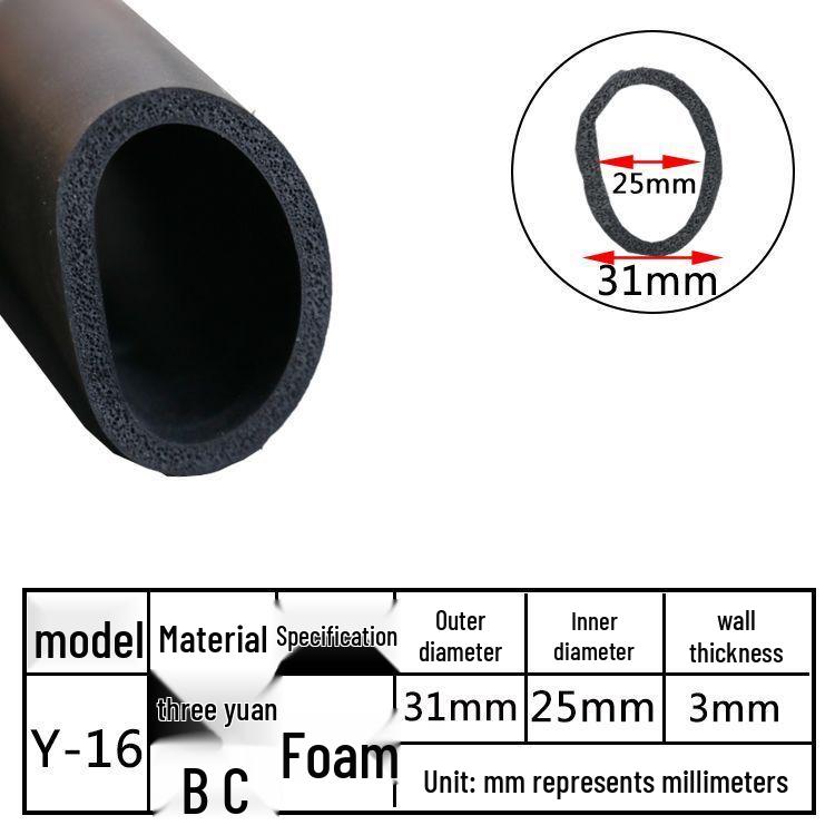 EPDM Hohlprofil-O-Ring-Dichtungsstreifen: Staubdichter, stoßdämpfender, kollisionssicherer Schwammrohr