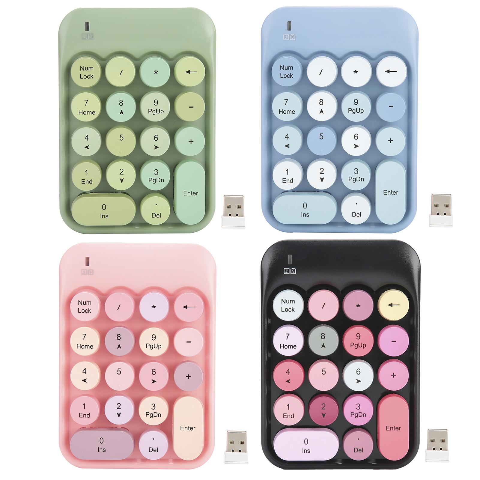 

Беспроводная цифровая клавиатура AJAZZ, шоколадный колпачок для переключения направления игры AK18 2,4G