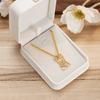 Simple S925 Sterling Silver Pet Dog Necklaces Jewelry Gold Plated Cute Cat Memorial Custom Pendant Gift for Dogs