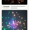 LED Solar Dandelion Firework String Lights - Indoor Outdoor Decorative Explosion Copper Wire Lights