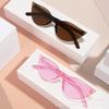 Fashion Cat Eye Sunglasses Candy Color Ultra Y2K Future Individualized Sun Shade Eyeglasses Anti UV400 Driving Shades Female