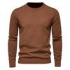 Maglione da Uomo Invernale Autunnale a 10 Colori, Girocollo Slim-Fit