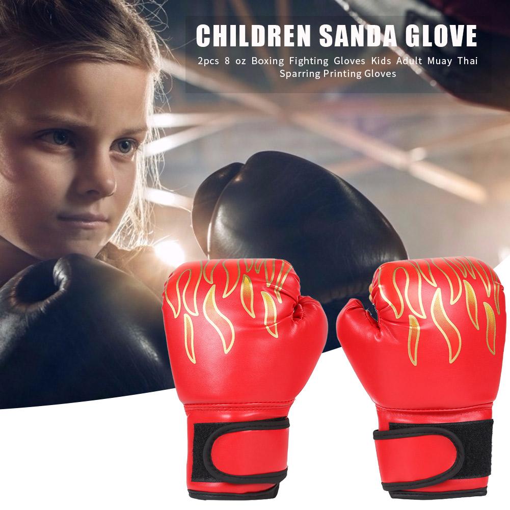 Kickboxen Boxhandschuhe Muay Thai Kampfhandschuhe Atmungsaktiv Kinder Sparringhandschuhe für Einfache Sicherheit Training Dekoration