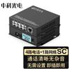 Zhongke Opto PCM Voice Telephone & 100M Network Fiber Optic Transceiver