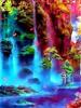 Full Drill 5D Diamond Painting Landscape Embroidery Mosaic Waterfall Rhinestones Picture Home Decoration