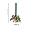 2025 Christmas Rustic Jingle Bell In Metal Pine Needle Christmas Bell Garland Ornament Indoor Outdoor Christmas Tree Pendant